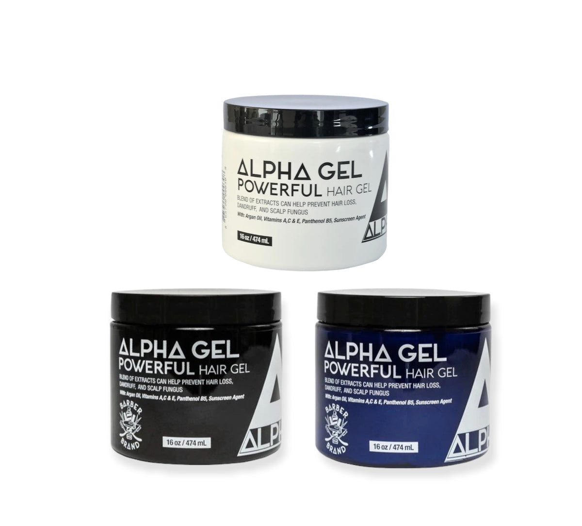 ALPHA Hair GEL La Trovadora Barber & Beauty Supply ALPHA Hair GEL La Trovadora Barber & Beauty Supply