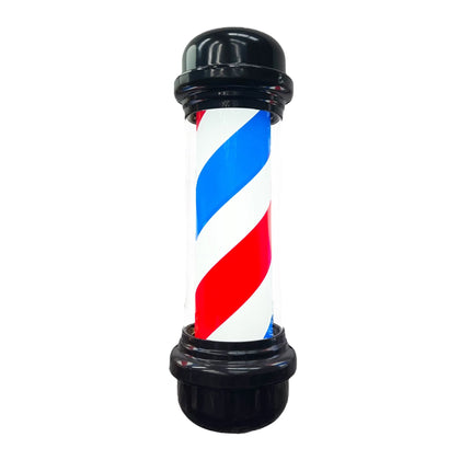 Barber pole black & colors