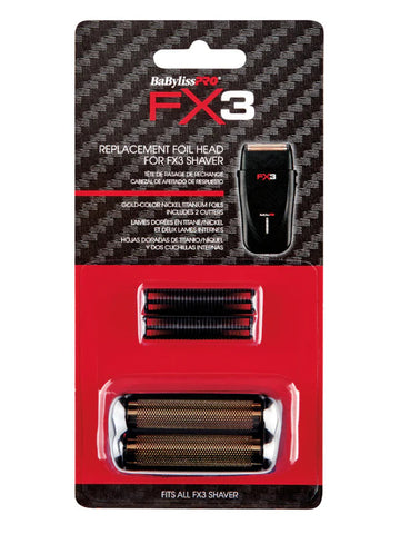 Babylisspro FX3 black shaver replacement foil and cutter