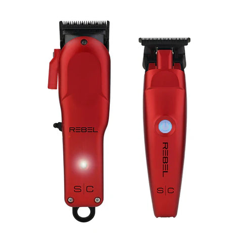 Stylecraft Rebel Clipper & Trimmer Combo Cordless Red