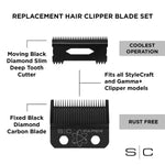 StyleCraft 520B Faper Replacement Black Dimond Blade