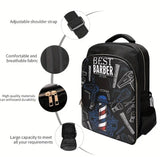 BEST Barber bag( tools bag) pole scissors & clippers desing