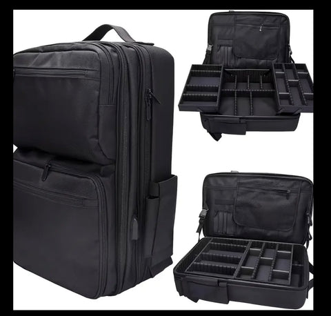 Kamila Pro Mobile Station Barber Backpack Full size Black