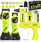 WMARK 5-in-1 Professional Barber Kit Cordless All-in-One Set green fluorescent