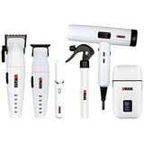 WMARK 6 IN 1 Professional Barber Kit Complete Grooming System White