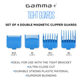 GAMMA MAGNETIC TIGHT CLIPPER GUARDS