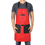 STYLECRAFT APRON RED/BLACK