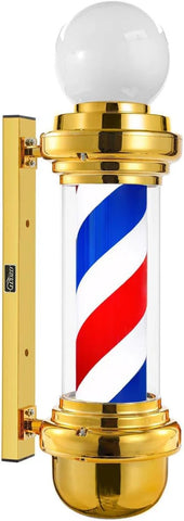 Barber pole classic gold III