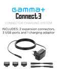 Gamma+ Connect 3 Connector Charging System (Dual Voltage)