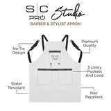 STYLECRAFT APRON WHITE