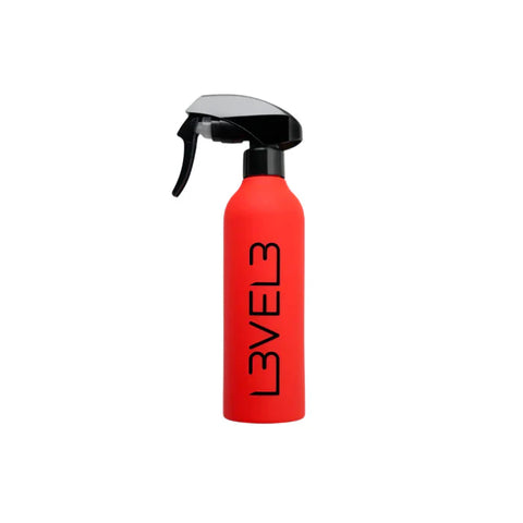 Level3 Rubberized Spray Bottle - Red
