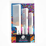 Rolda - Barber Hair Styling Comb Kit | 3-Pack