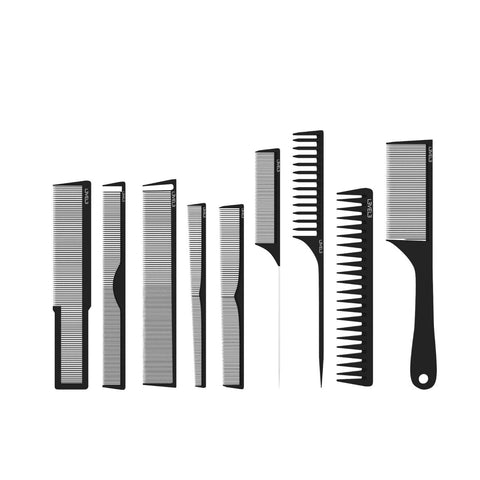 LEVEL3 Hair Comb Set - 9 Pc