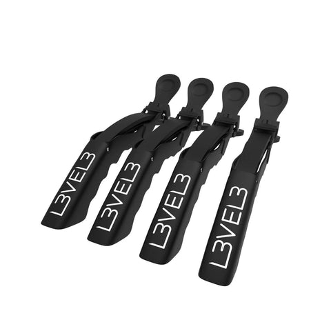 LEVEL3 Hair Croc Clips - 4 Pack