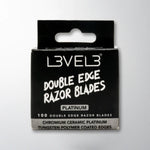 LEVEL3 DOUBLE-EDGE RAZOR BLADES – 100CT