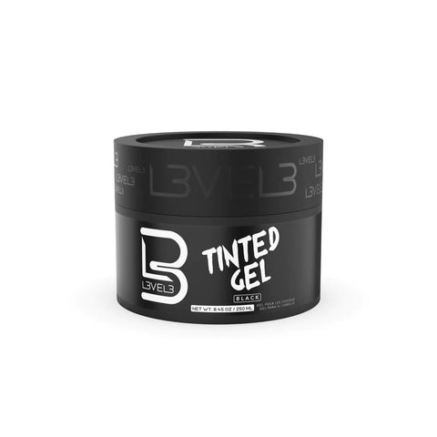 LEVEL3 Tinted Hair Gel - Black Color